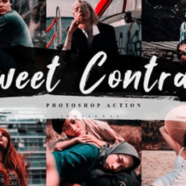 5 Sweet Contrast Photoshop Actions, ACR 4079618