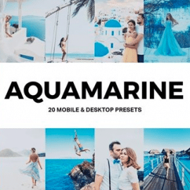 20 Aquamarine Lightroom Presets and LUTs