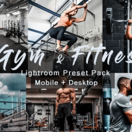 CreativeMarket – Gym & Fitness | Lightroom Presets 4815614