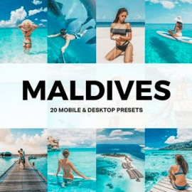 20 Maldives Lightroom Presets and LUTs