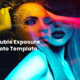 GraphicRiver – Double Exposure Photoshop Photo Template 25956816