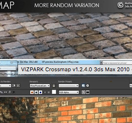 VIZPARK Crossmap v1.2.4.0 3ds Max 2010 – 2013 Free Download