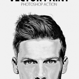 GraphicRiver – Vector Paint Photoshop Action 26005692