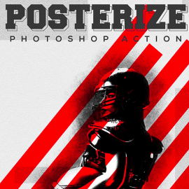 Posterize – Poster Photoshop Action Free Download