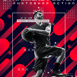 GraphicRiver – Dynamical Poster Photoshop Action 26048077