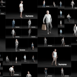 Humano3d people – 56 models