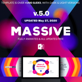 Massive X Presentation Template v.5.0 Fully Animated