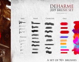 ArtStation Marketplace Deharme Brush Set Free Download