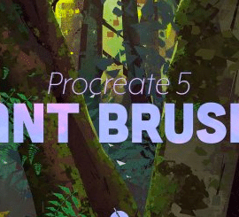 ArtStation PLANT Brushes 37 Custom Brushes for Procreate 5 Free Download