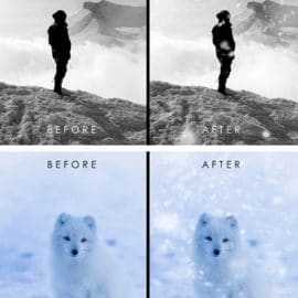 10 Realistic Photoshop Snow Brushes 1844989