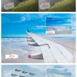 30 Aircraft Photoshop Overlays 4314661