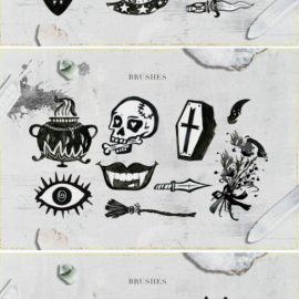 75 Witchcraft Photoshop Brushes 1764668 Free Download