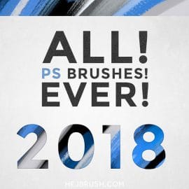 ALL! PS BRUSHES! EVER! 2018