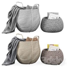 Baskets decor set