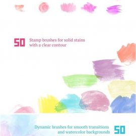 CM Watercolor Brush Set #1 4067372 Free Download