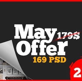 CreativeMarket – 169 PSD May Bundle 4881346 Free Download