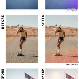 CreativeMarket 190 Retro Analog Light Leaks Bundle 4691496