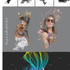 CreativeMarket Fire and Smoke Photoshop Brushes 3680876 Free Download