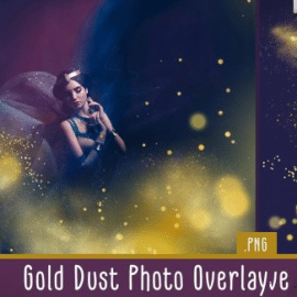 CreativeMarket – Gold Dust Photo Overlays 5013321