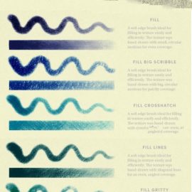 CreativeMarket Pencil Pack Procreate Brushes 4174826