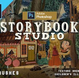 CreativeMarket Storybook studio Photoshop Free Download