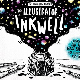 CreativeMarket The Illustrator Ink Well | Brushes Download