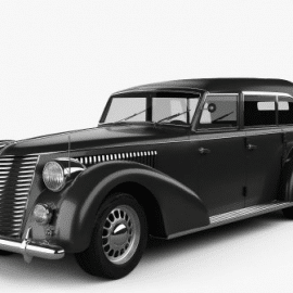 Fiat 2800 Torpedo 1939 3D model