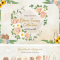 Floral Frame Border Wreath. Boho Clipart 4316104