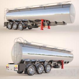 Gasoline Fuel Tanker Trailer  Semitrailer tank for fuel transportation