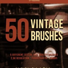 GraphicRiver 50 Vintage Brushes 24051283 Free Download