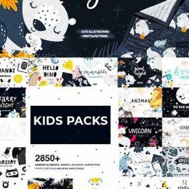 Graphicriver 2850  Kid Pack Graphics And Pattern 26181863