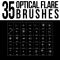 Graphicriver 35 Optical Flare Brushes Free Download