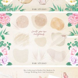 Hydrangeas Roses Calla Rustic Clipart 4342045