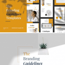 Intza Luxury Powerpoint Brand Guidelines Free Download