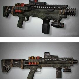 Kel Tec KSG Zombie Buster 3d Model