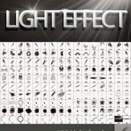 Lens Flare Light Effects and Bokeh 284 Different Photoshop Brushes Free Download