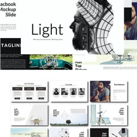 Lights PowerPoint Keynote Google Slides Templates Free Download