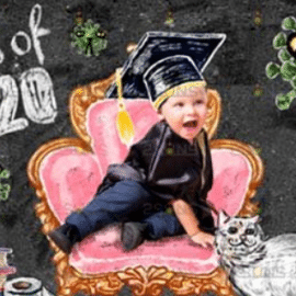 Overlay Graduation Sidewalk Chalk Art 4253189 (4253365)