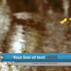 Ribbon Lower third Free Download