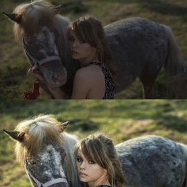 Portraitsrussian – Girl with horse: Editing Video