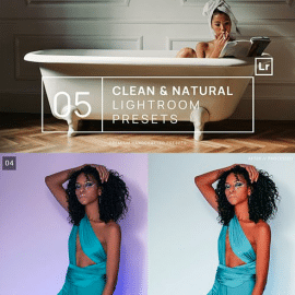 5 Clean & Natural Lightroom Presets + Mobile