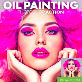 GraphicRiver – Oil Painting Photoshop Action 26181558