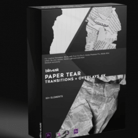 PAPER TEAR TRANSITIONS & OVERLAYS