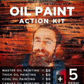 GraphicRiver – Oil Paint Action Kit 26847449