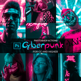 GraphicRiver – Cyberpunk – Photoshop Actions 26311519