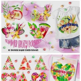 Summer Fruity Popsicles Collections 4440946