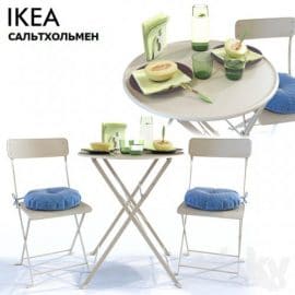 Table and Chair SALTHOLMEN / Ikea Saltholmen