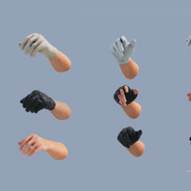 Unreal Engine Marketplace – Animated Modern Civilian Hands Pack