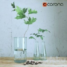 Vase with branches