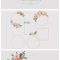 Watercolor Peach Floral Clipart Set 4160196